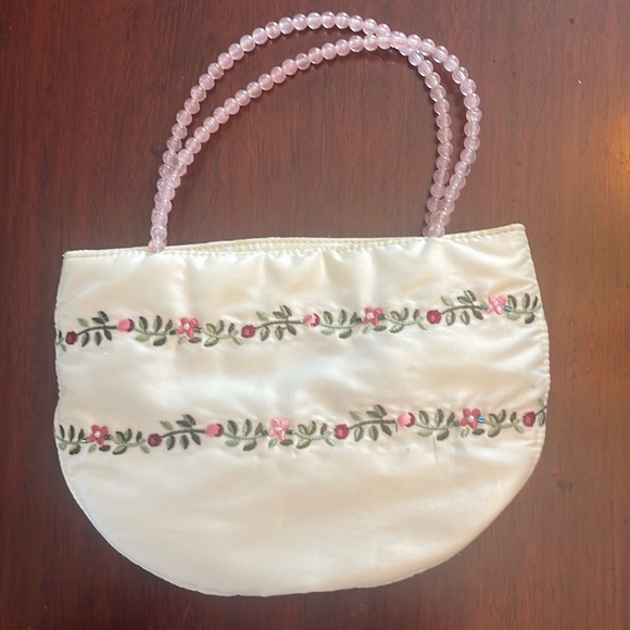 Gymboree Accessories Y2k Gymboree Purse White Embellished Beaded